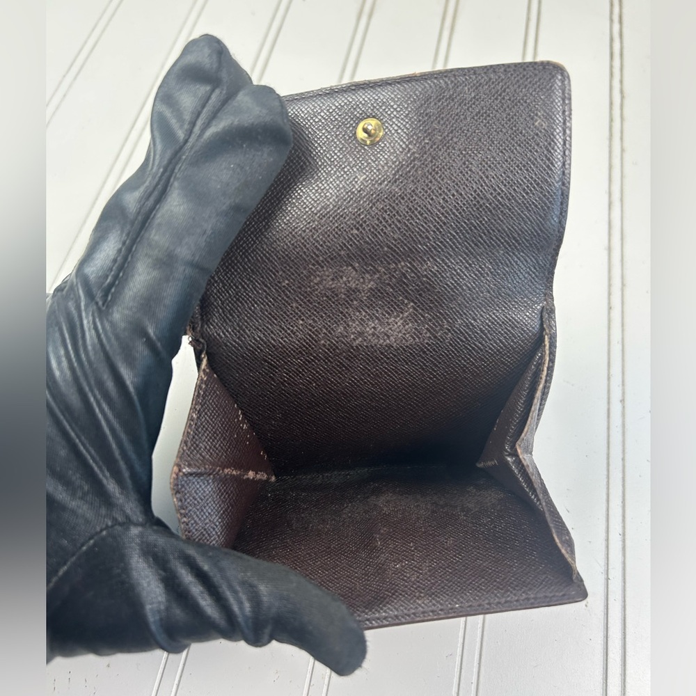 Louis Vuitton Portefeuille Elise Damier Wallet Women Brown One Size - Picture 10 of 10